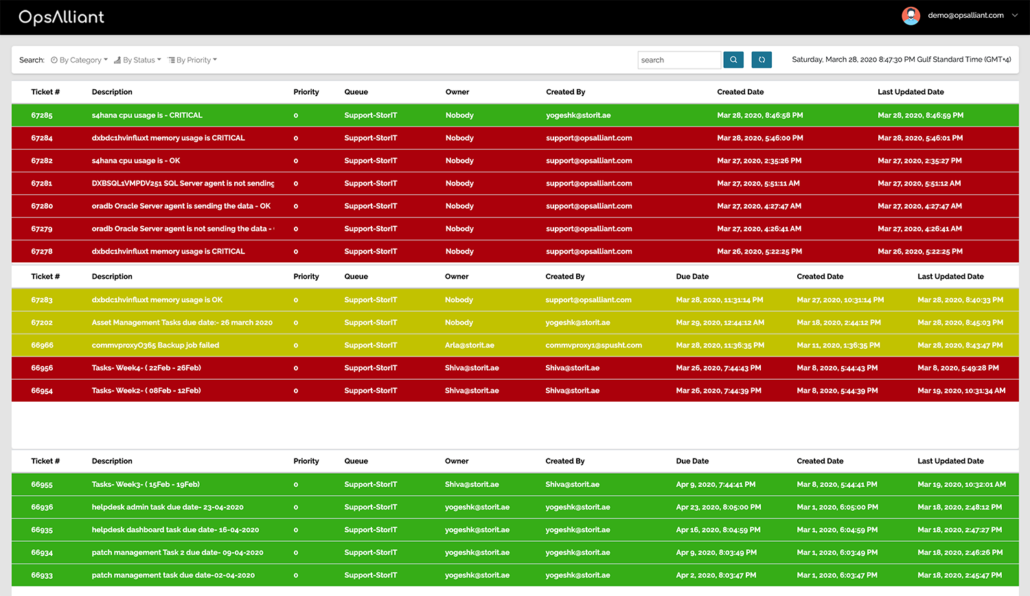 Operations Optimizer OpsDesk | IT Operations Optimizer - OpsAlliant